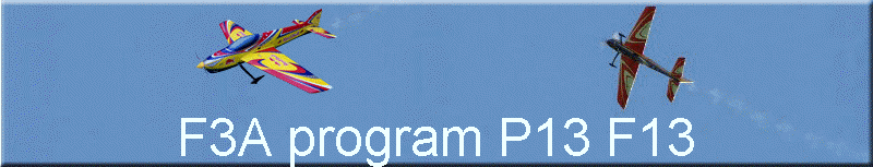 F3A program P13 F13